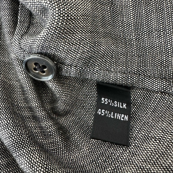 Vintage| “Linda Allard Ellen Tracy” Silk & Linen Suit - Picture 8 of 10